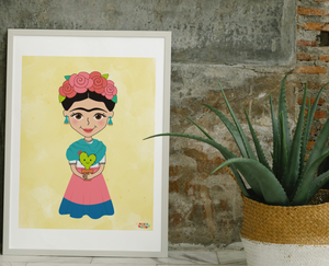 Digital Download of Frida Poster Print (Printable, Digital Download)