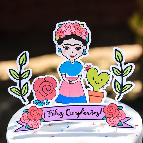 Frida Birthday Party Kit (Printable, Digital Download) - Fiesta Kits USA