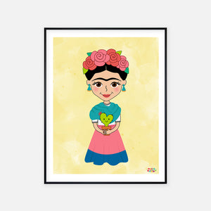 Frida Poster Print - Fiesta Kits USA