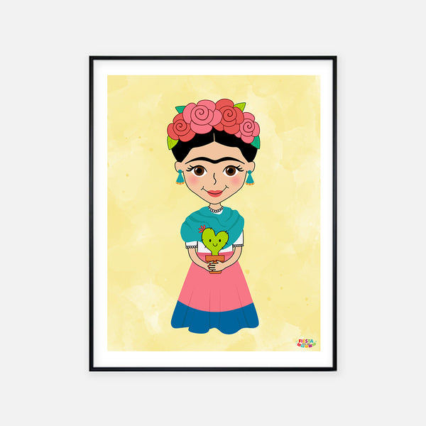 Frida Poster Print - Fiesta Kits USA