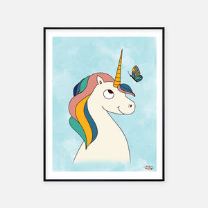 Unicorn Poster Print - Fiesta Kits USA